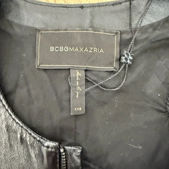 Black Leather Vest - Picture 8 of 8